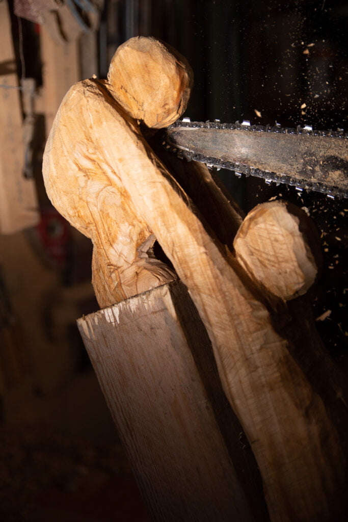 Andreas Mathes bei der Arbeit