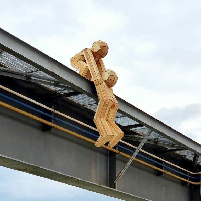 Kunstsymbol „Inspiration Helferleins“ ist Teil des Europäischen Skulpturenpfads