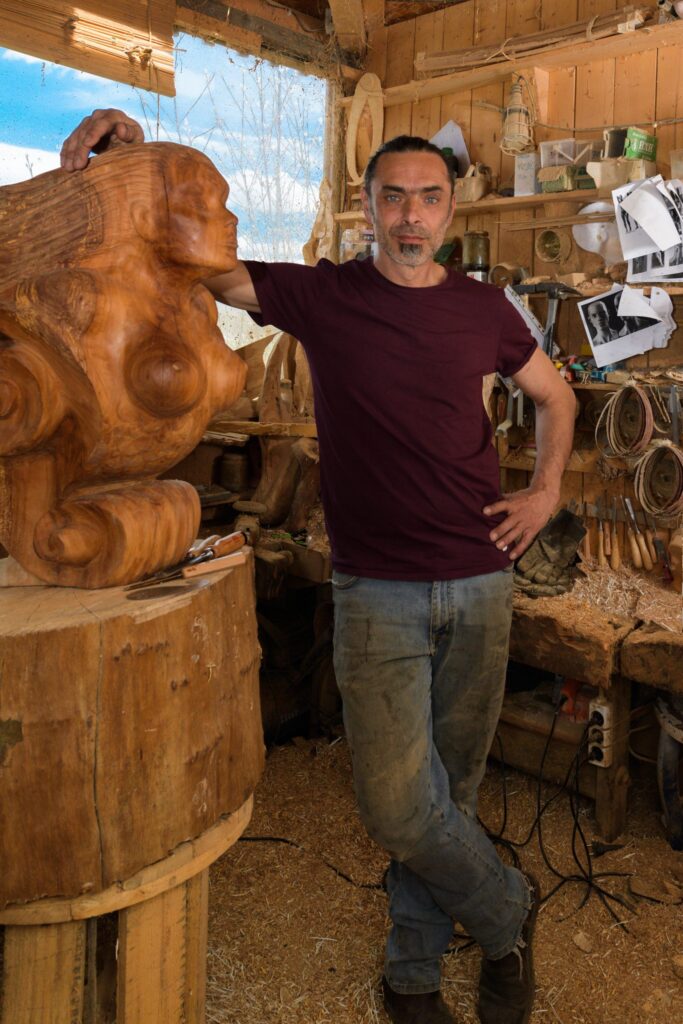 Andreas Mathes im Atelier